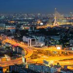 จุดถ่ายรูปกรุงเทพฯ ตอนกลางคืน - P-Park Hotel โรงแรมมุสลิมย่านบางพลัด - จรัญสนิทวงศ์